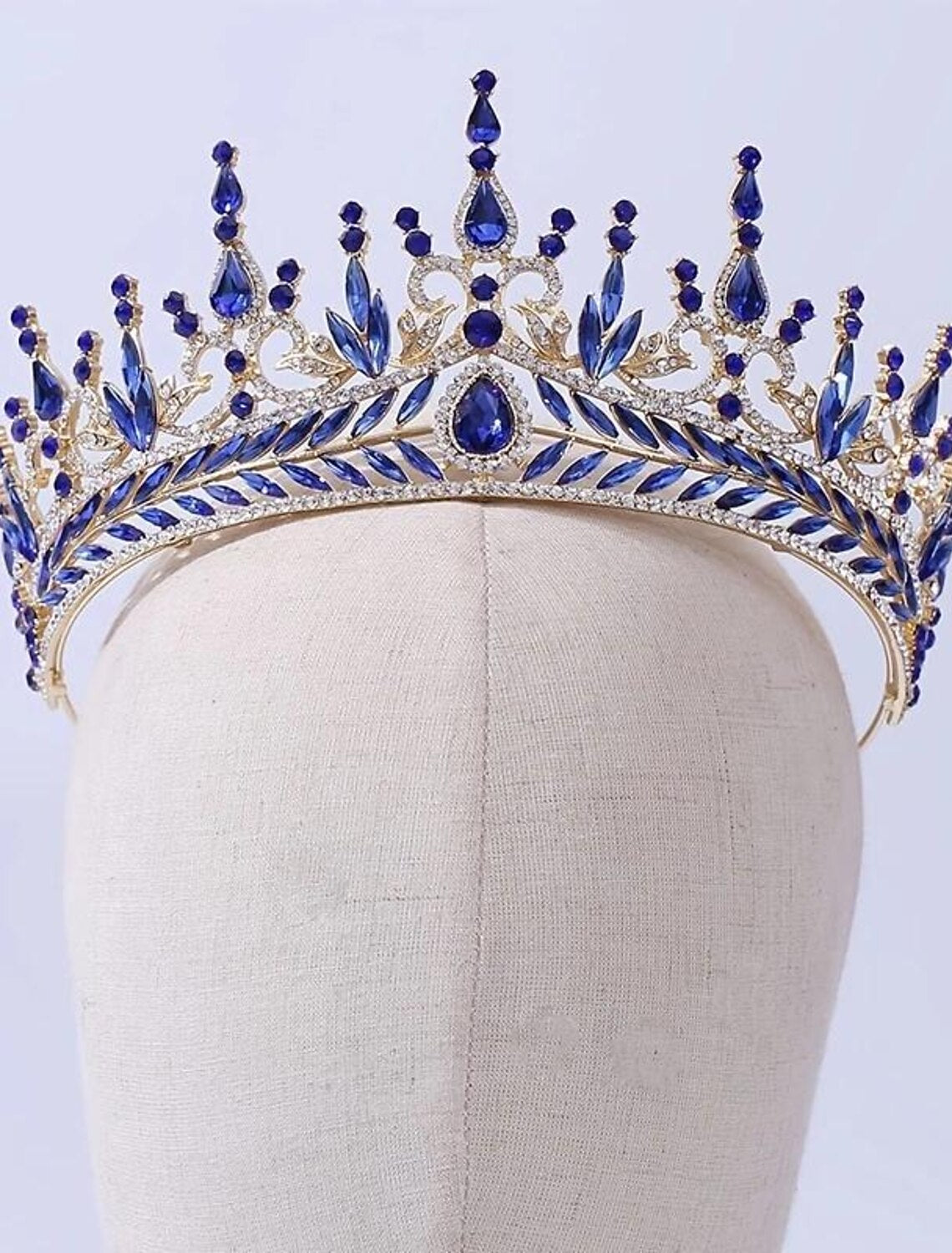 Luxury Bridal Tiaras Rhinestone Crown Bridal Diadem Wedding Hair Accessories For Women's Fashion Jewelry