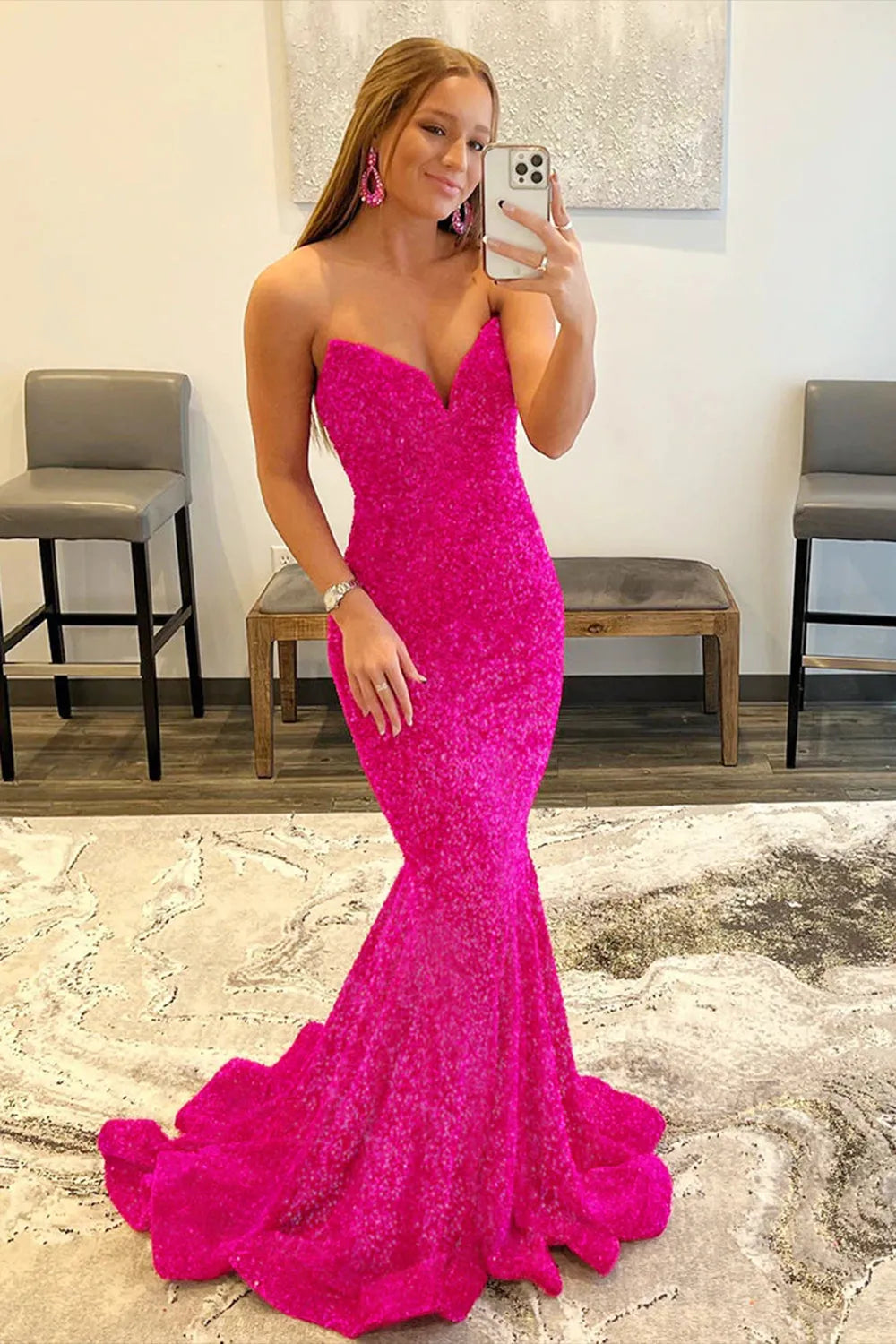 Mermaid Sweetheart Prom Dress