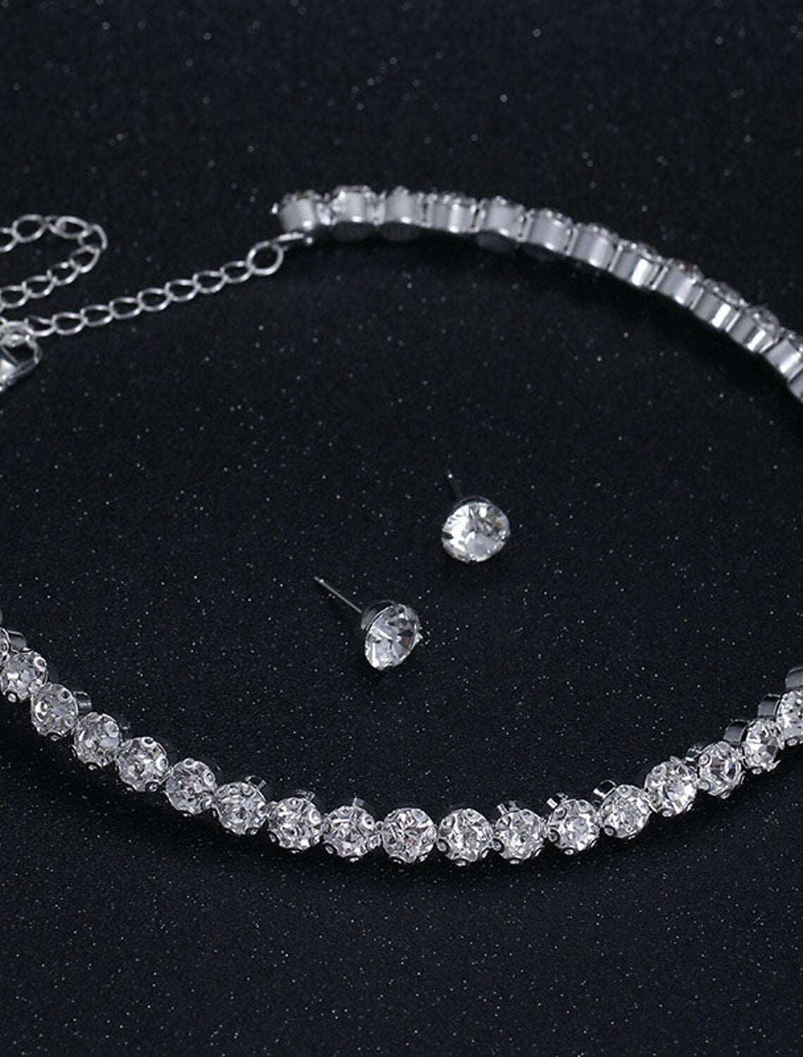 Bridal Jewelry Sets 2pcs Alloy Silver 1 Necklace Earrings Women's Fashion Personalized Artistic Retro Precious Round Jewelry Set For Wedding Occasion Party Evening