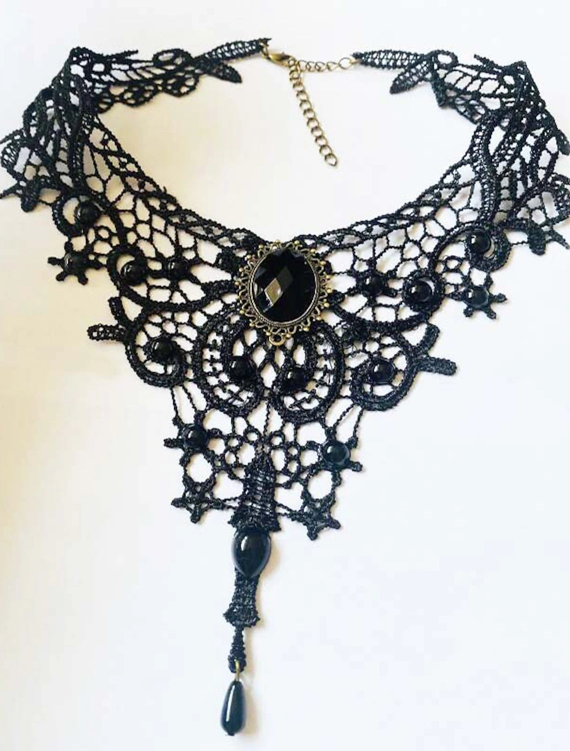 Women's Nacklace Lace Festival Acrylic Vintage Style Nacklace