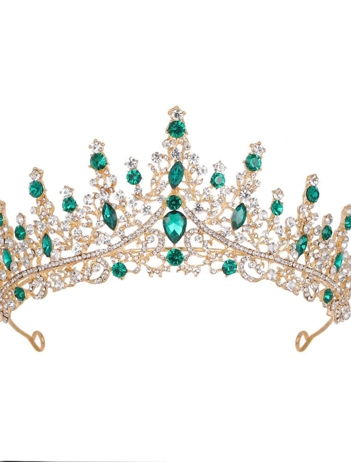 Kristall-Hochzeits-Tiara für Frauen, Krone, königliche Königin, Stirnband, Metall, Prinzessin, Braut, Quinceanera, Kopfschmuck, Geburtstag, Abschlussball, Festzug, Halloween, Kostüm, Cosplay