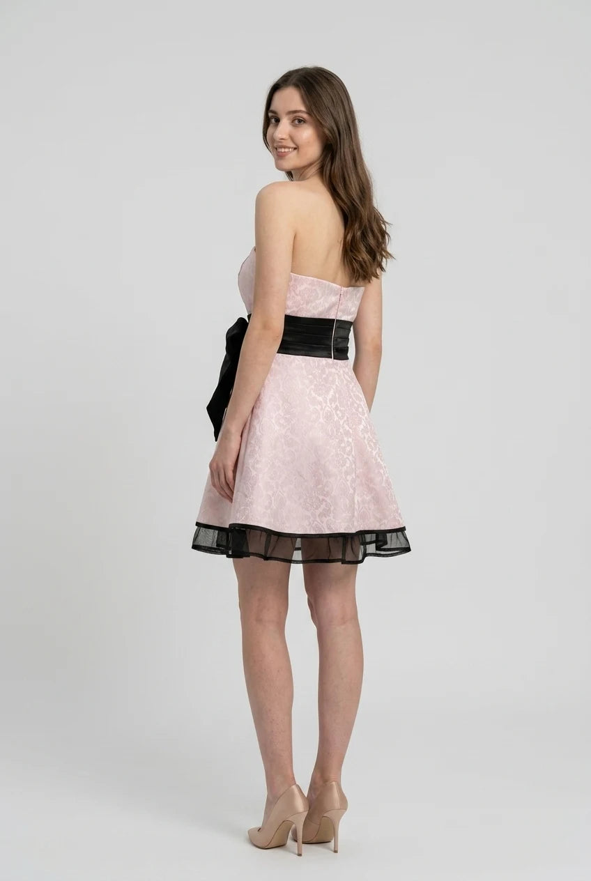 Elegant A-line V-neck Vintage Light Homecoming Prom Dress for Women