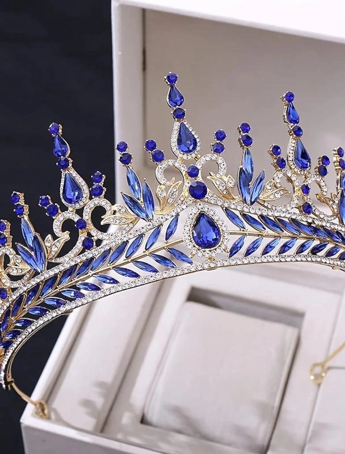 Luxury Bridal Tiaras Rhinestone Crown Bridal Diadem Wedding Hair Accessories For Women's Fashion Jewelry