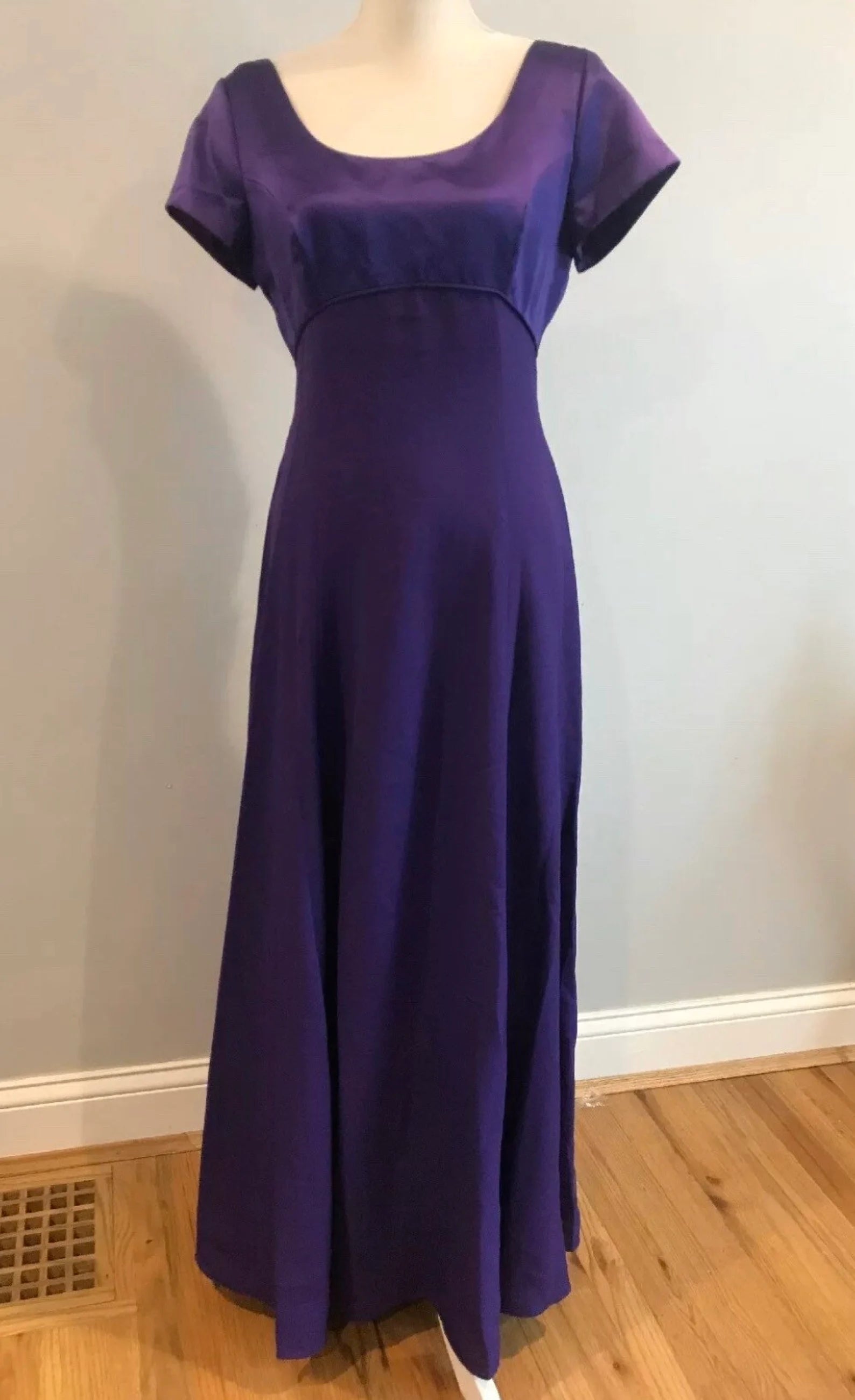 A-line Vintage Crew Neck Short Sleeve Bridesmaid Dress Formal Dresses for Wedding Guest Cocktail Dress Mother of the Bride Dresses