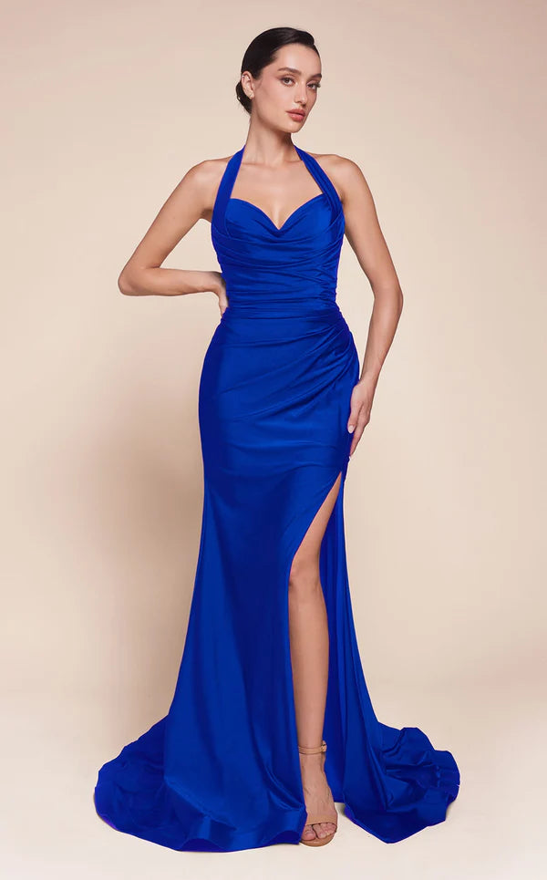 Minimalist  Sweep/Brush Train Sleeveless Prom Dresses