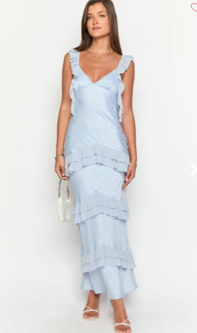 Chic Sleeveless Ankle-Length Prom Dress