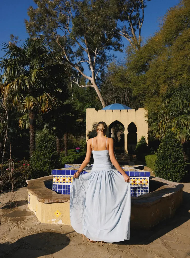 Sexy Floor-Length Spaghetti Straps Prom Drees