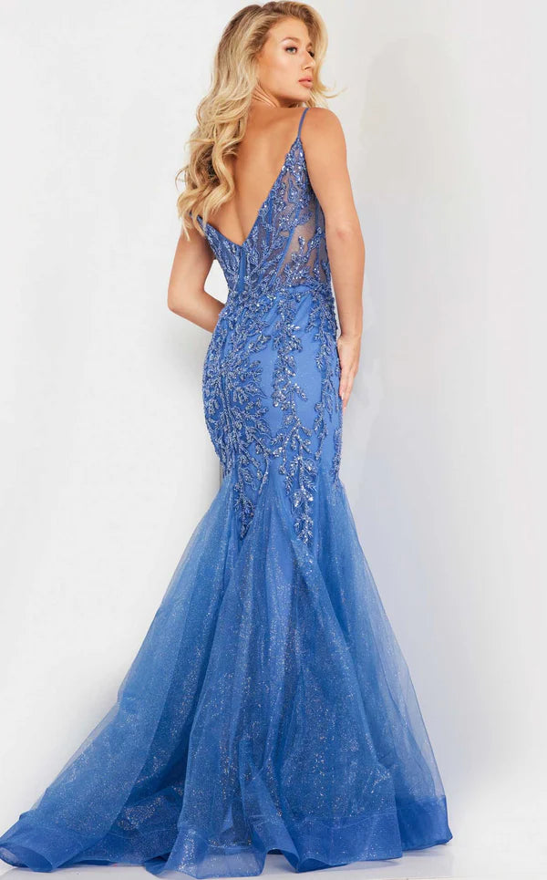 Luxury Mermaid/Trumpet Spaghetti Straps Prom Dress