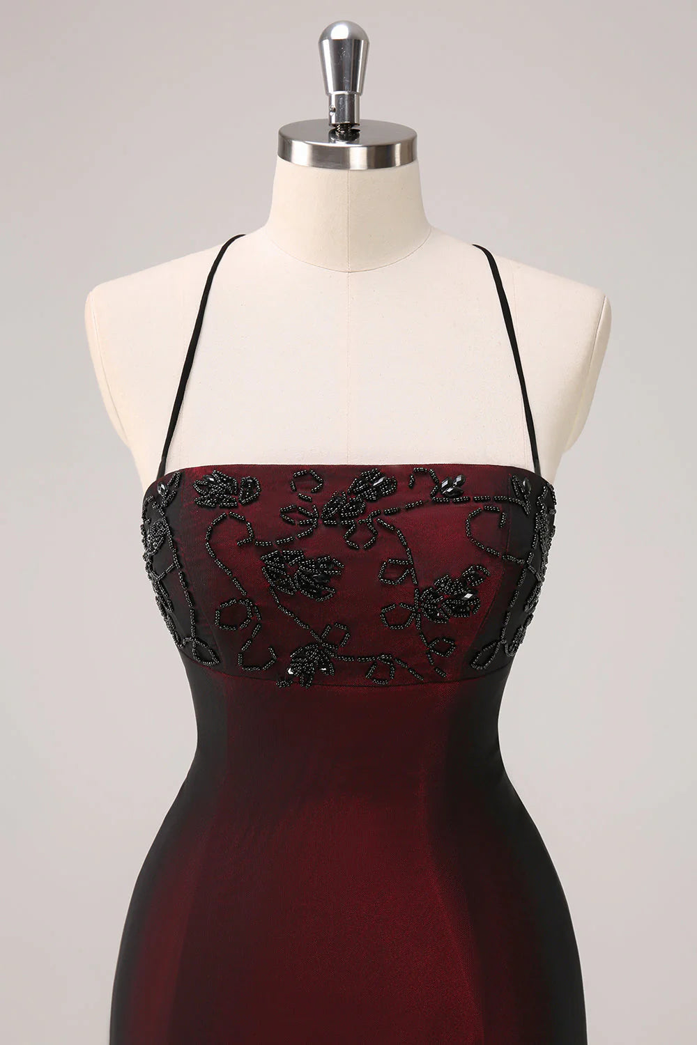 Elegant Spaghetti Straps Mermaid Long Prom Dress