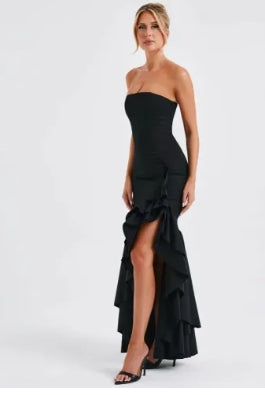 sexy off shoulder hip hugging irregular wave fashion party dress Prom Dress