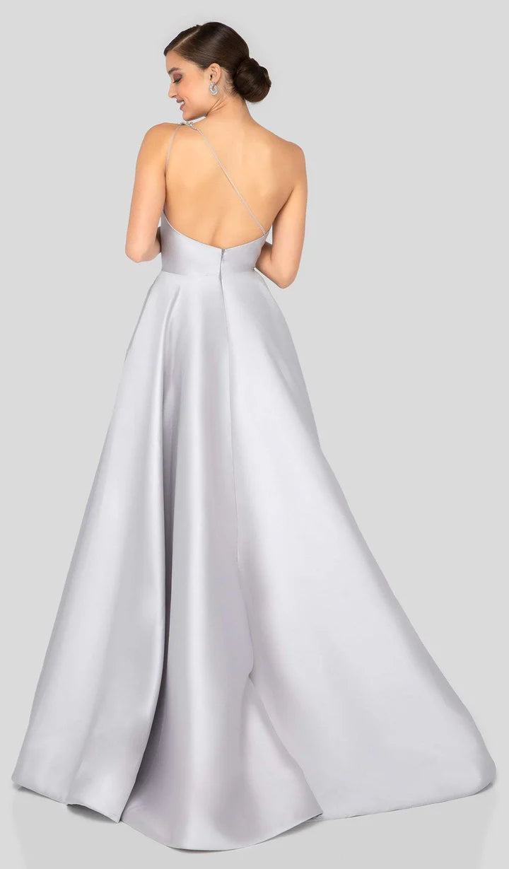 Artistic One Shoulder Dazzling Backless Gown Prom Dress