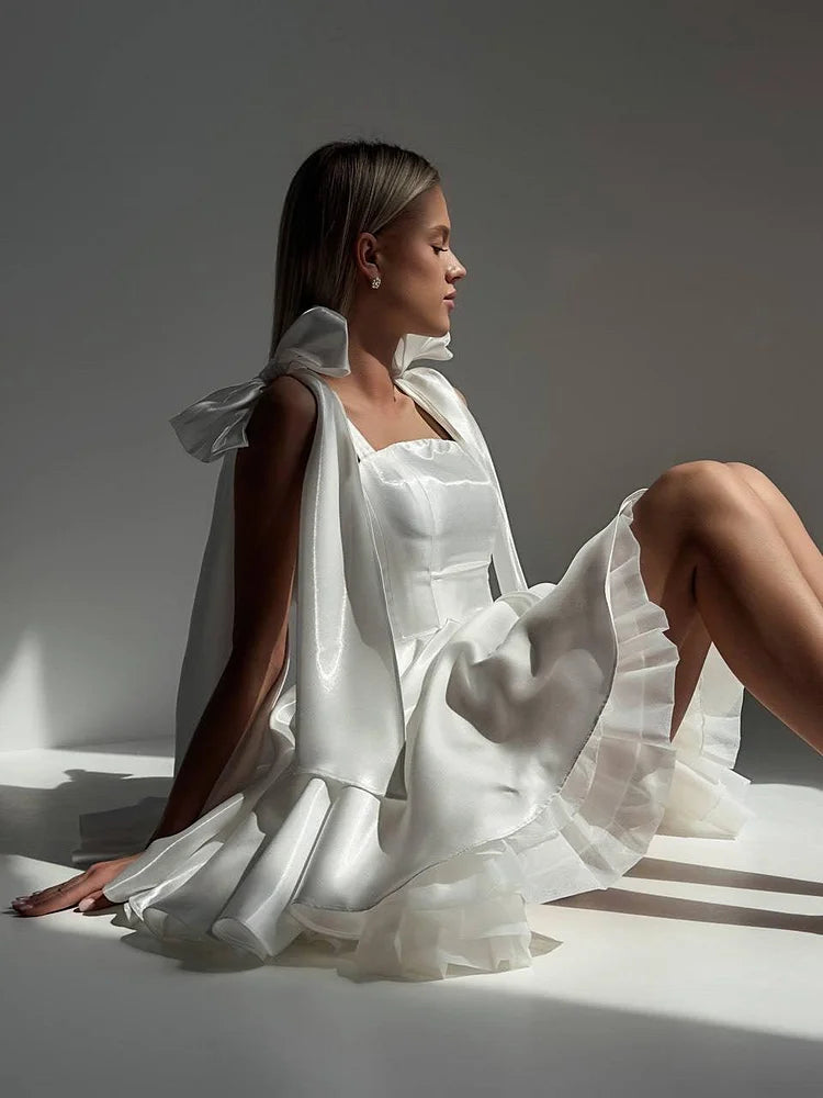 Artisti ctube top Lace-Bow Homecoming Kleid