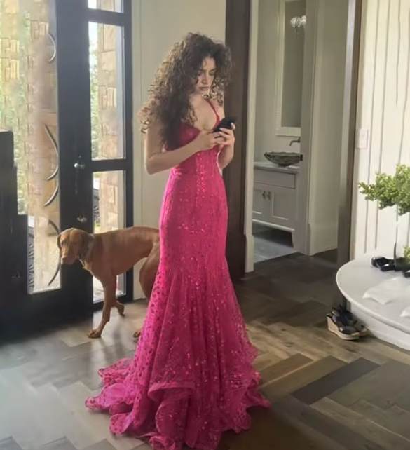 Elegant Women Evening Dress Spaghetti Strap Sleveless Prom Dresses For Women Slim Fit Mermaid Floor Length Vestidos De Festa