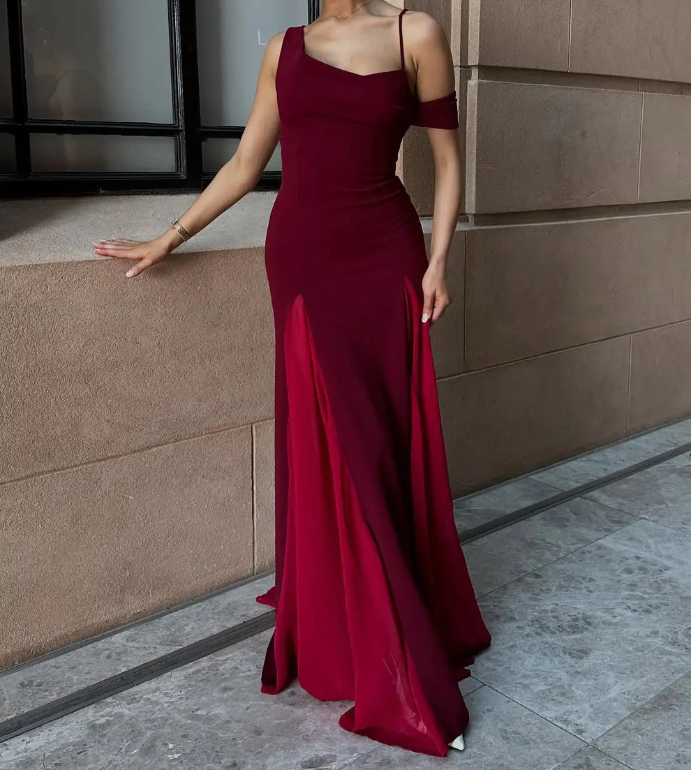 Sexy and Personalized Slim Fit Patchwork Dress