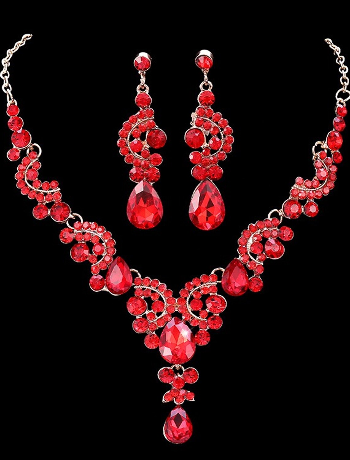 1 set Jewelry Set For Women's Wedding Anniversary Party Alloy