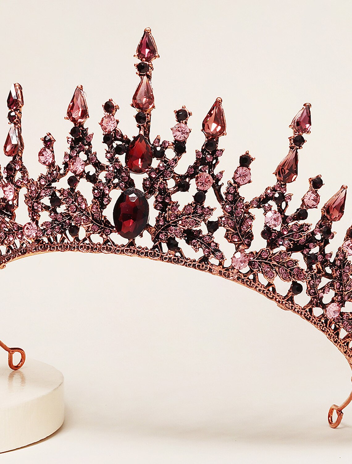 Crown Tiaras Headbands Headpiece Rhinestone Wedding Party / Evening Retro Sweet With Crystal / Rhinestone Split Joint Headpiece Headwear