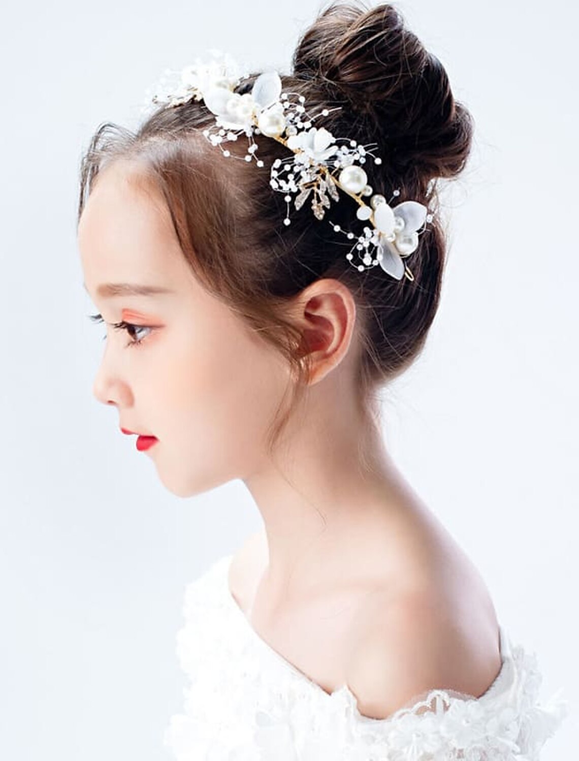 Kinder Mädchen Haarband Mädchen Girlande Blume Kind Schmuck Kinder Kopf Blume Tiara Prinzessin Haar Zubehör Party