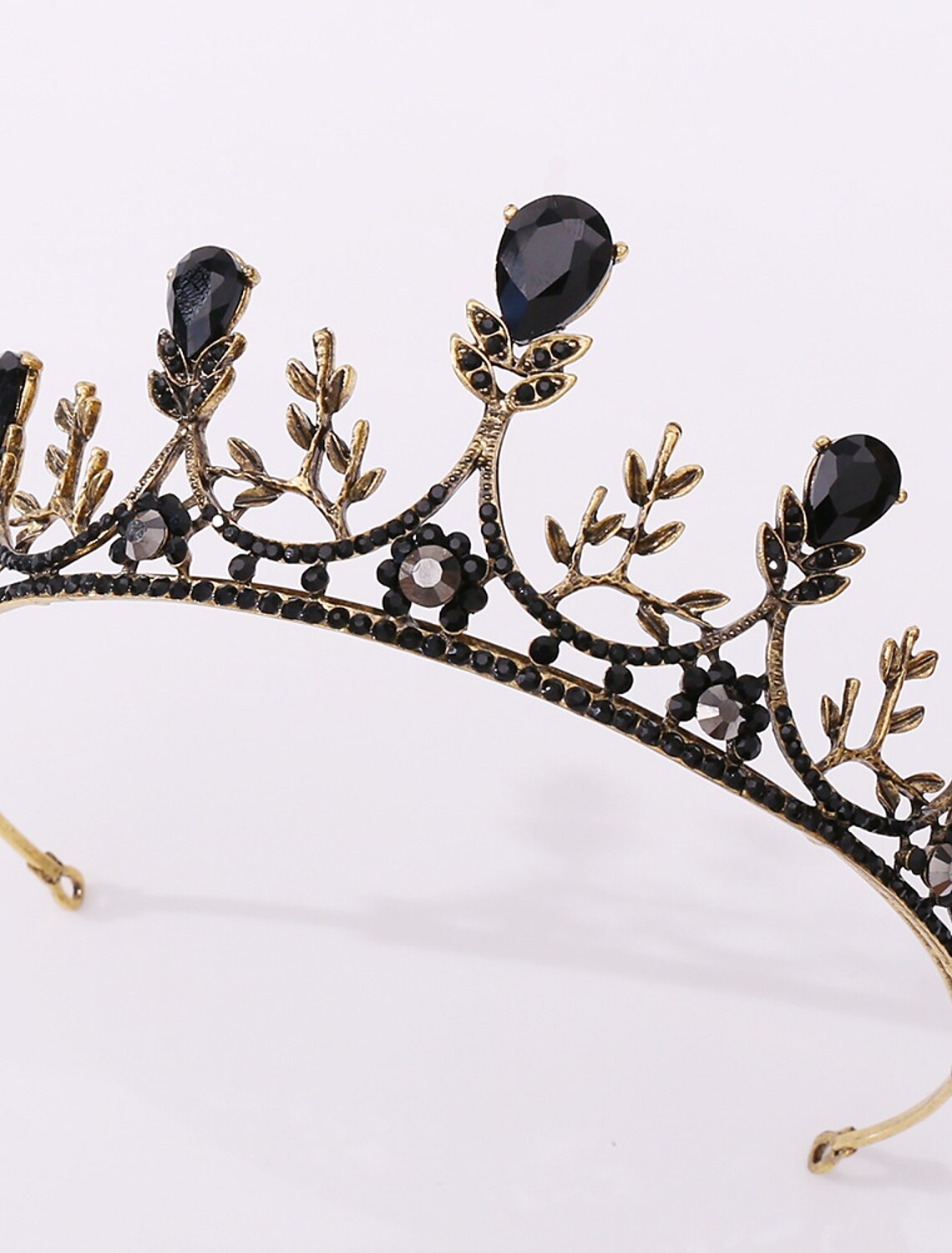 Back view of the ornate queen tiara.