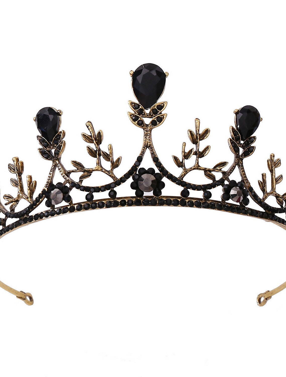 Baroque crown displayed on a stand.