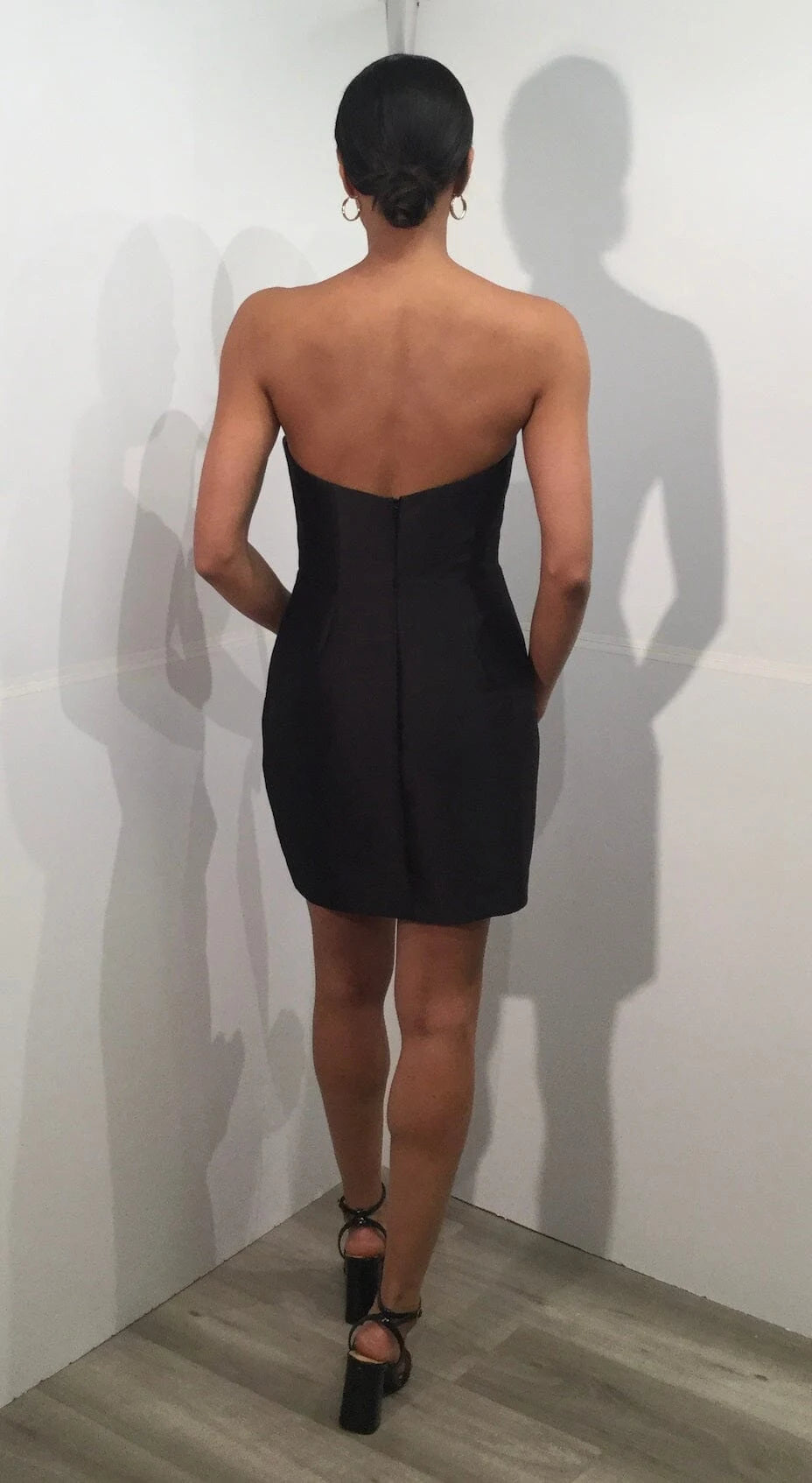 Chic A-Line Sweetheart Sleeveless Bow-Front Black Mini Homecoming Dress For Women