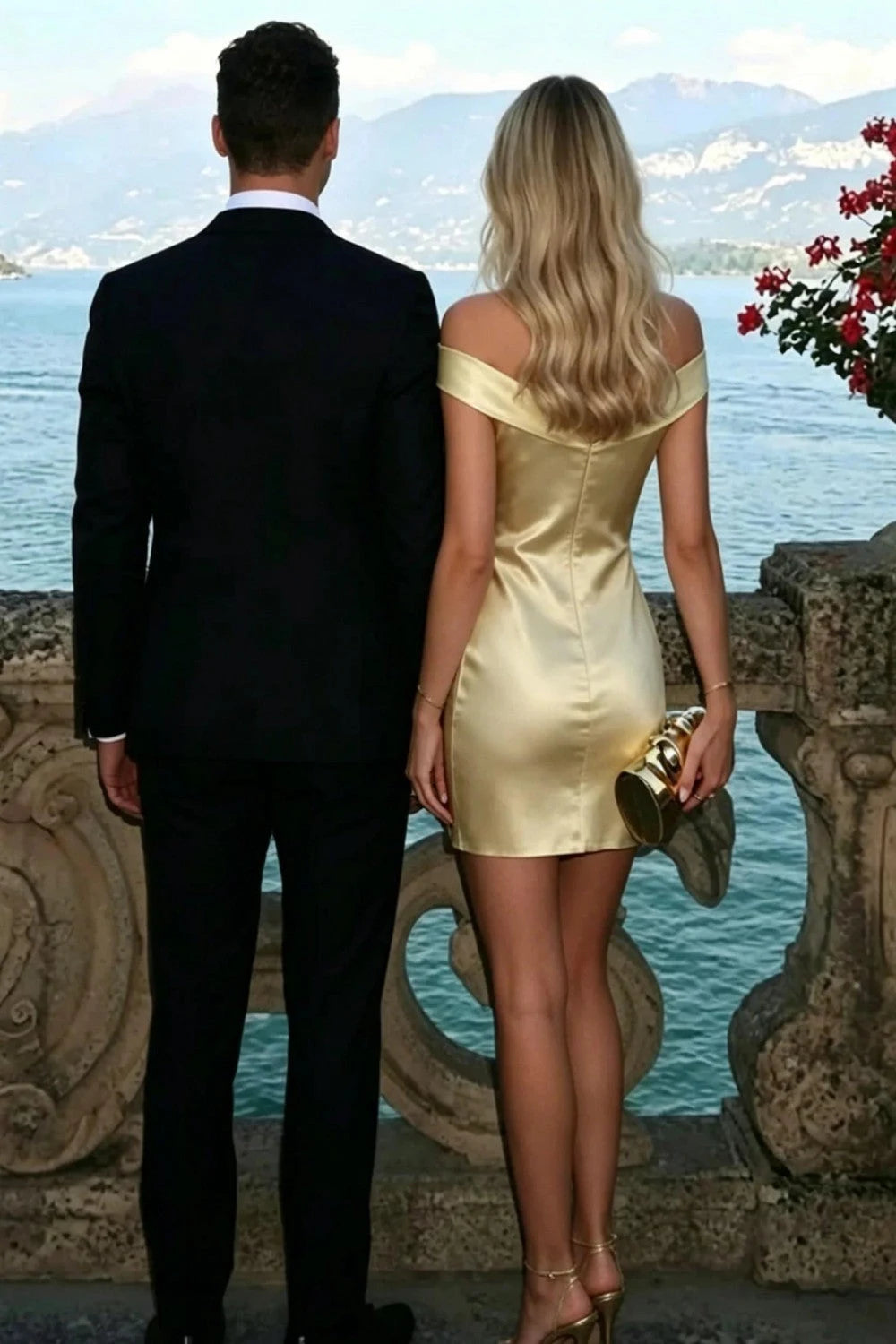 Chic Bodycon Off-Shoulder Sleeveless Ruched Party Yellow Mini Homecoming Dresses Women
