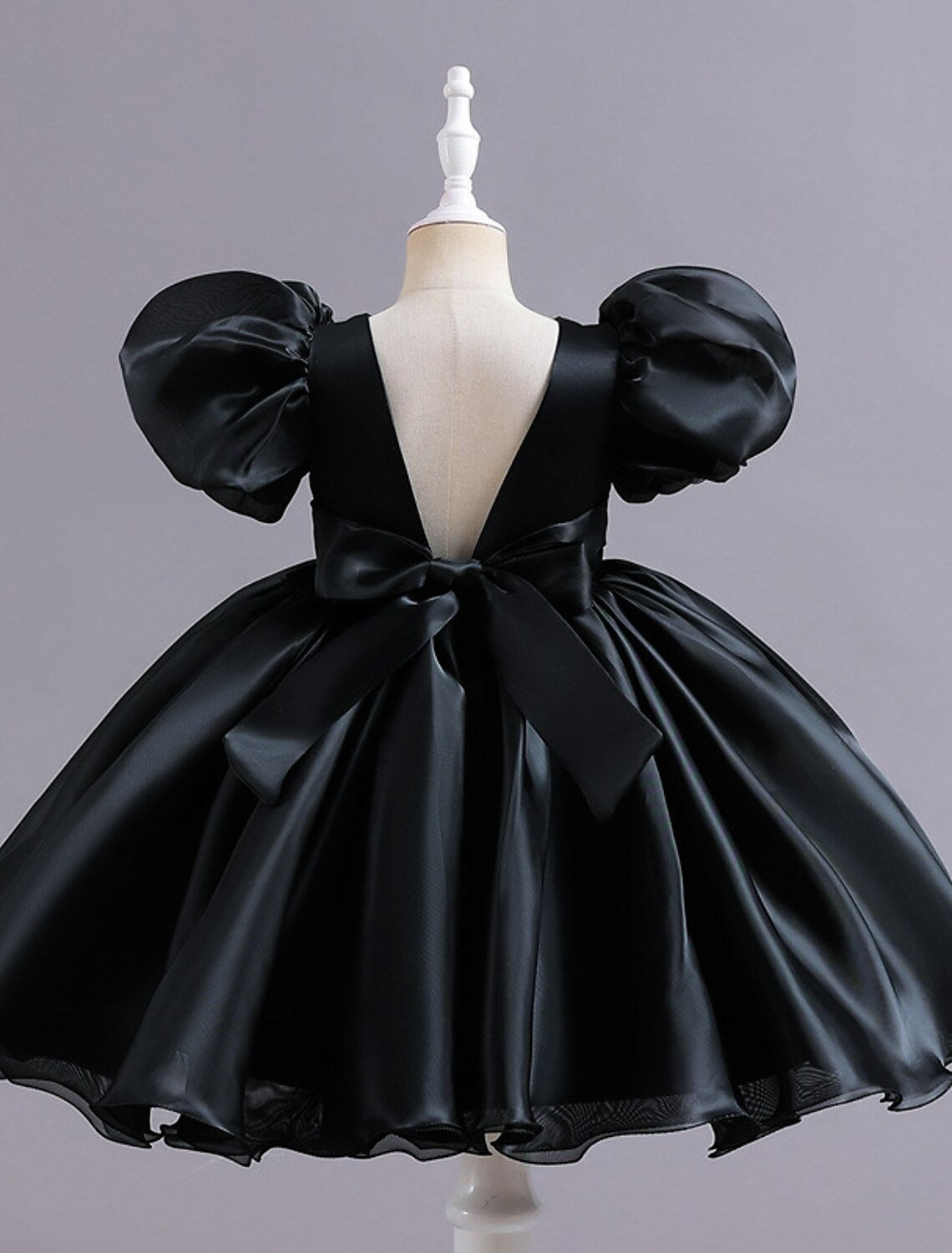 Mini Quinceanera dress for girls, chiffon fabric.