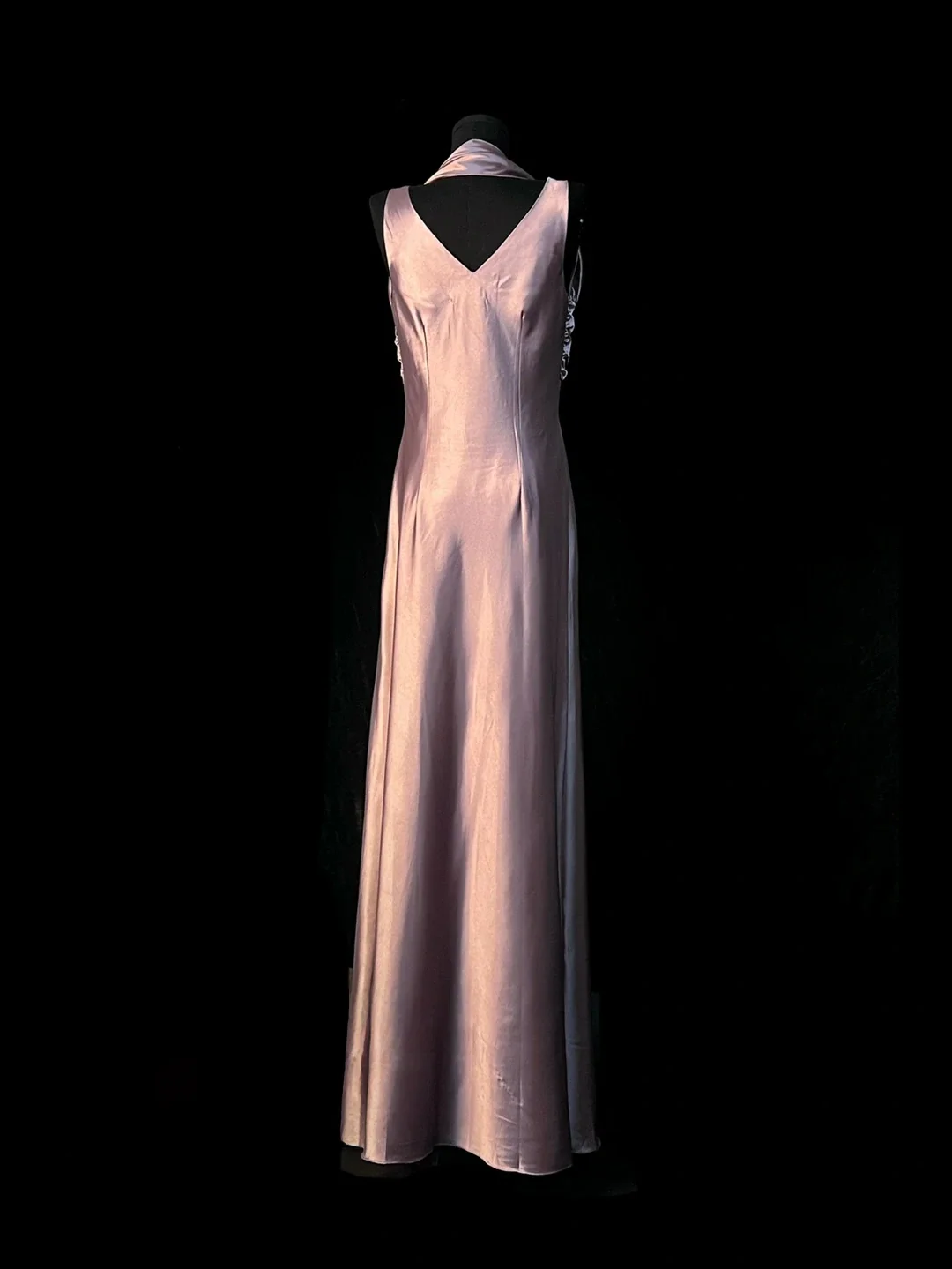 Dusty Pink Halter Prom Dress With Crystal Brooch Mermaid Formal Prom Dress
