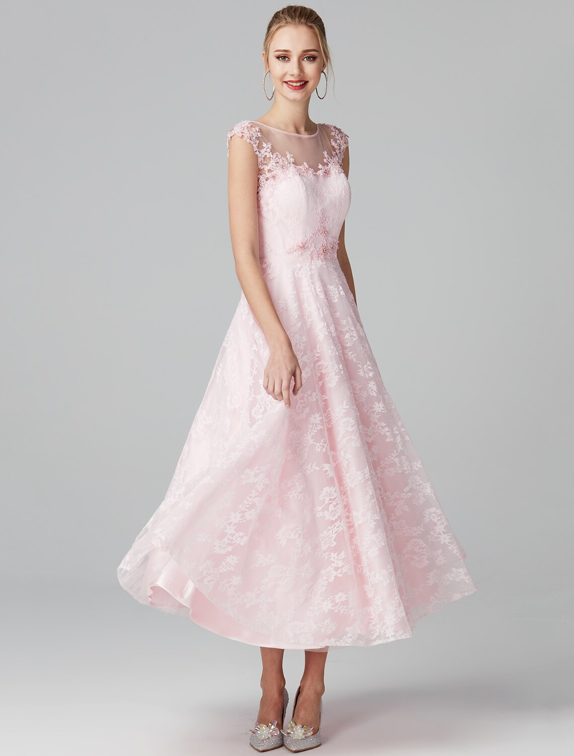 Another angle of the A-Line dress, showcasing its flow.