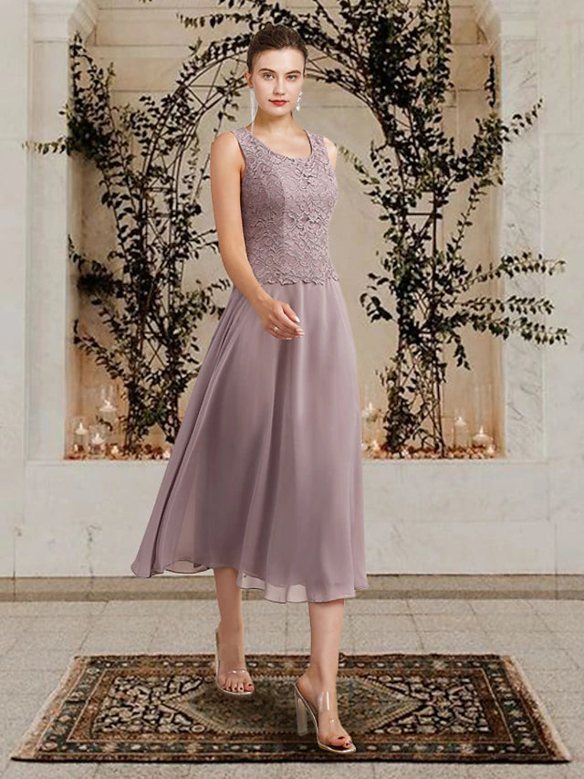Side view of the flowing chiffon skirt and short jacket.