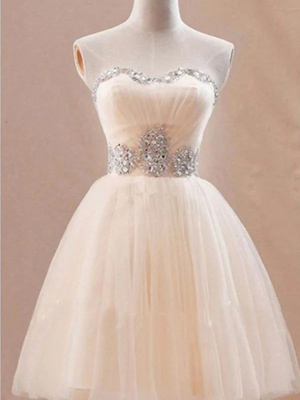 Elegant A-line sweetheart neck long dress for prom or bridesmaid.