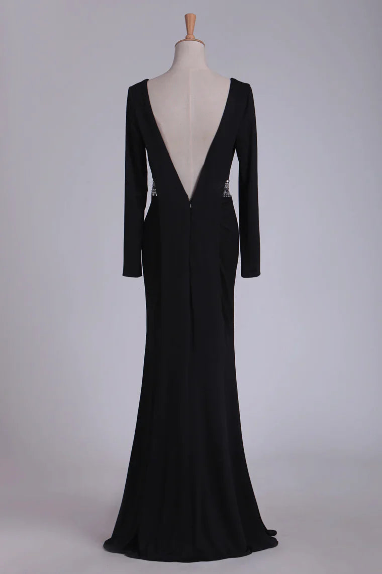 Close-up of intricate beading detail on the elegant formal dress.