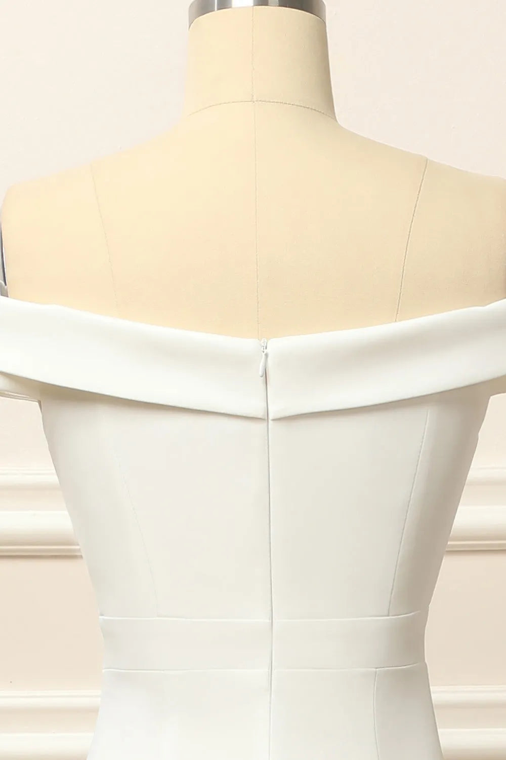 Mermaid prom dress showcasing its elegant silhouette.