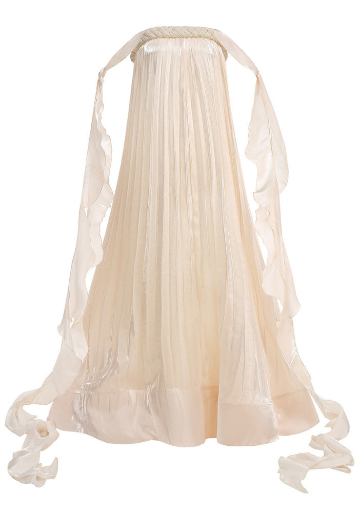 Elegant Off The Shoulder Pleated Shimmer Satin Maxi Prom Dress With Braided Trim And Ruffle Draped Straps For Formal Evening Wedding Guest Bridesmaid Cocktail Party