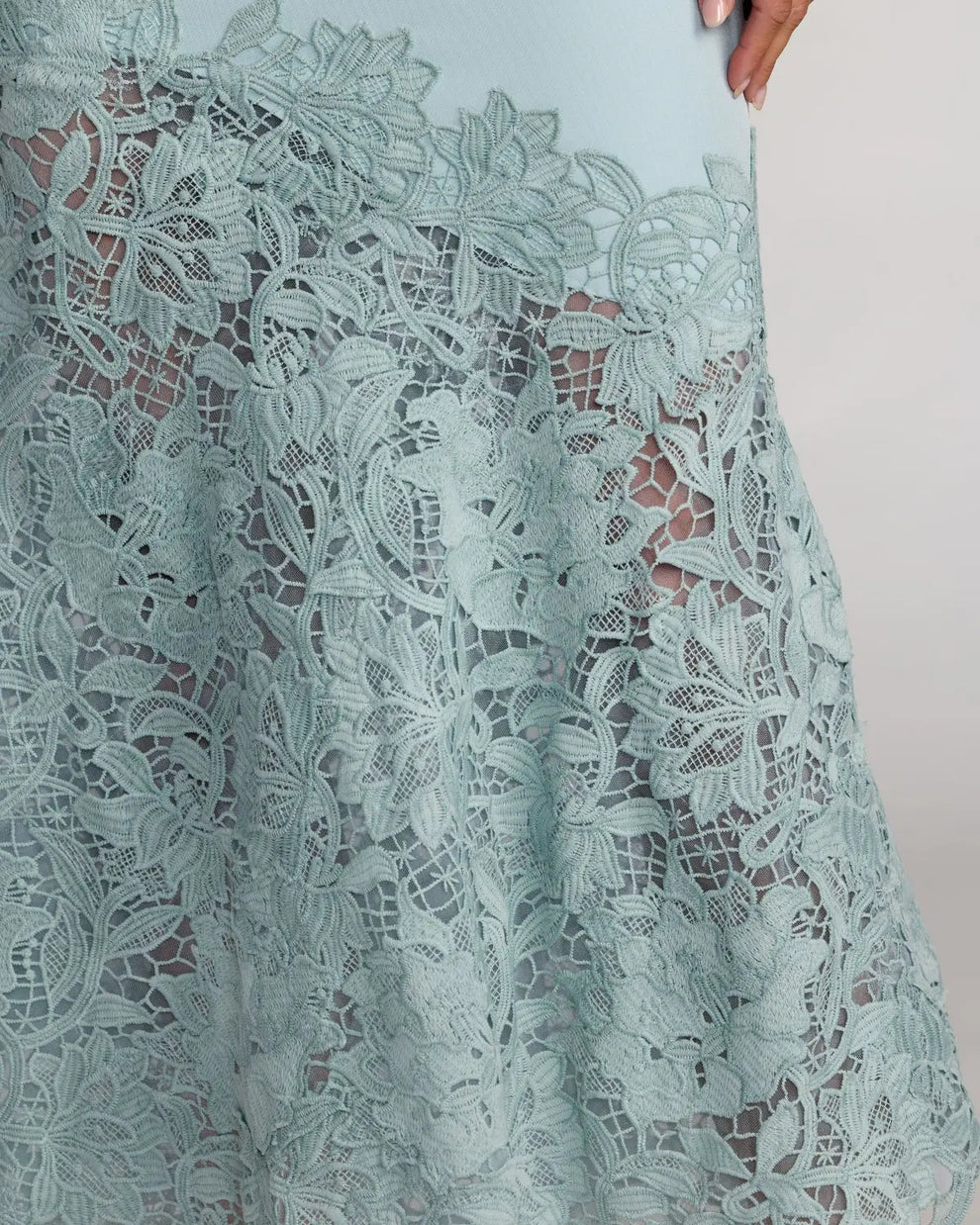 Elegant Sleeveless Round Neck Belted Lace Hem Mermaid Maxi Prom Dress For Formal Evening Wedding Guest Bridesmaid Cocktail Party