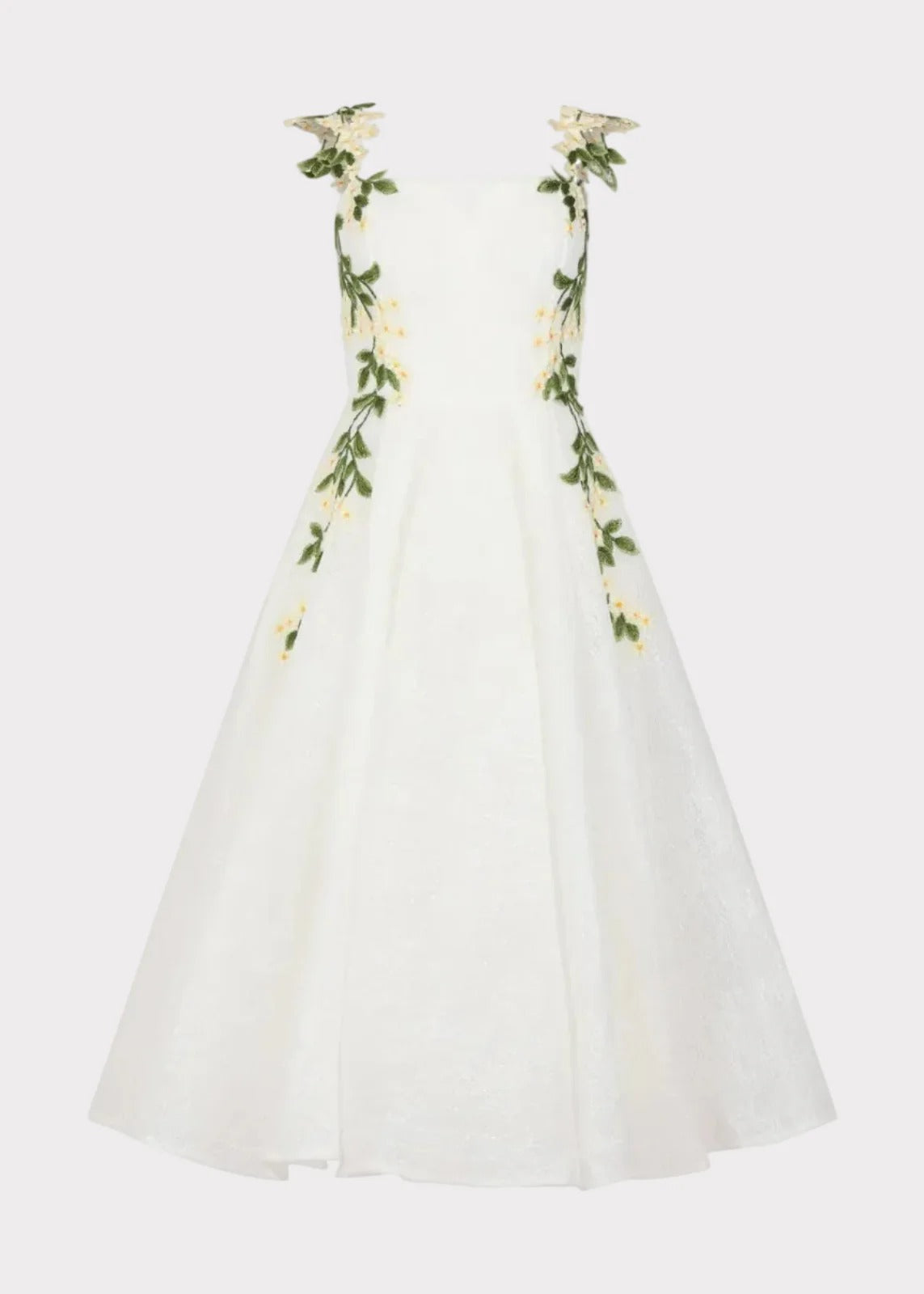 Elegant Spaghetti Strap V Neck Floral Embroidery Tulle A Line High Low Midi Evening Dress For Formal Evening Prom Wedding Guest Bridesmaid Cocktail Party Gala