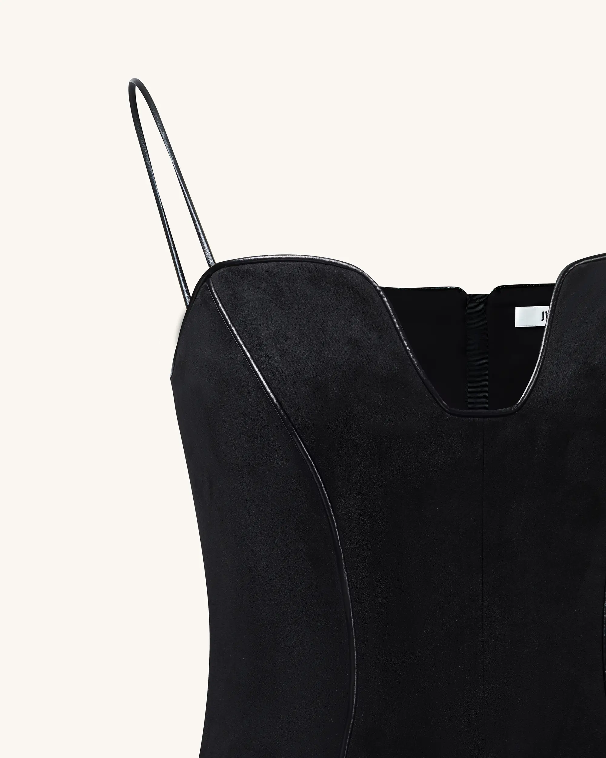Elegant A-Line Plunge V-Neck Sleeveless Structured Black Mini Homecoming Dress