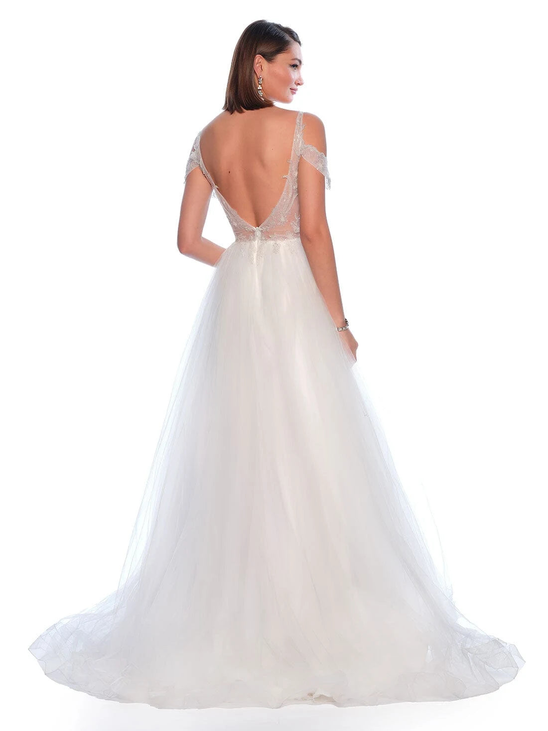 Elegant A-Line Sweetheart Off-Shoulder Embroidered White Floor-Length Prom Gown