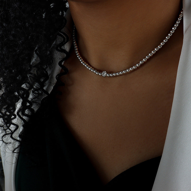 Two-piece personalized jewelry set, bracelet and necklace displayed together.