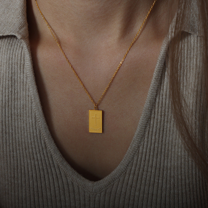 Versatile titanium steel necklace featuring colorful tourmaline beads.