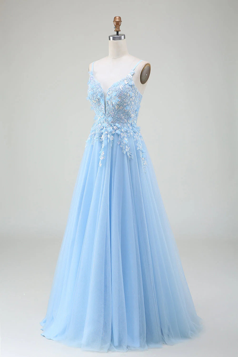 A-Line Prom Dress with Appliques