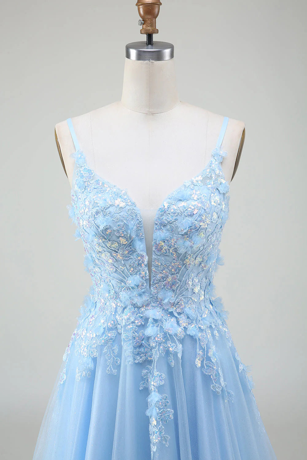A-Line Prom Dress with Appliques