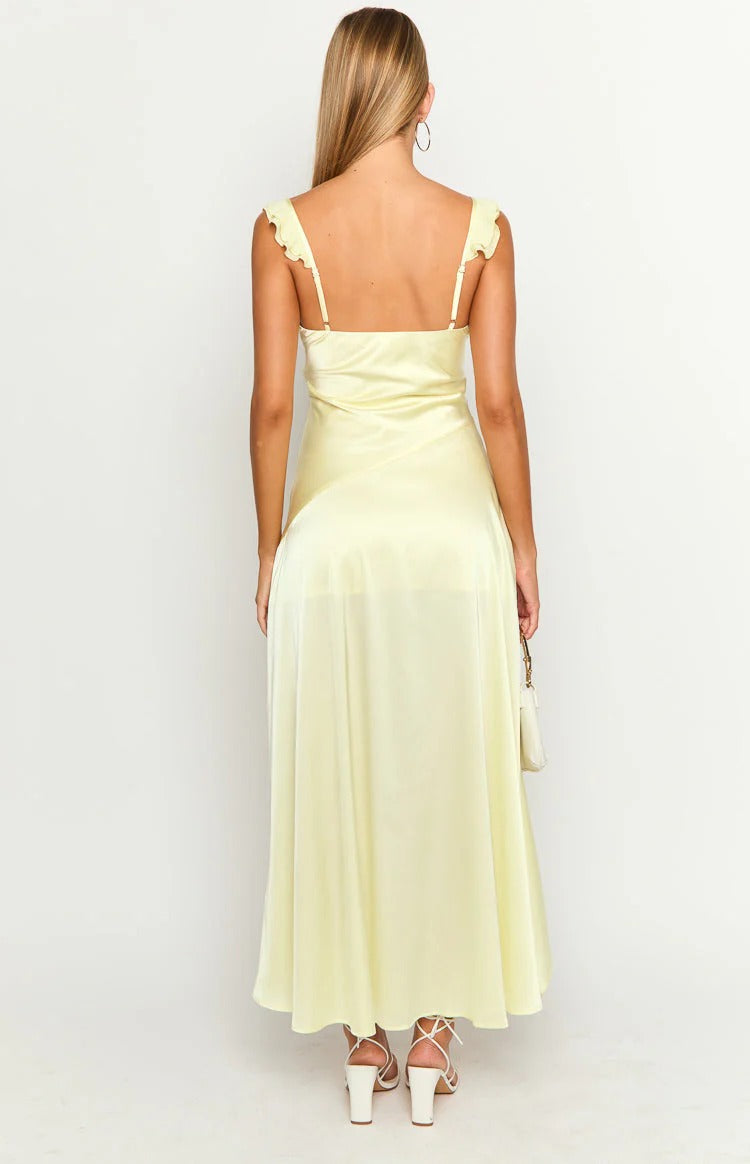 Playful Sheath Sweetheart Cap Sleeve Open Back Floor Length Prom Dress