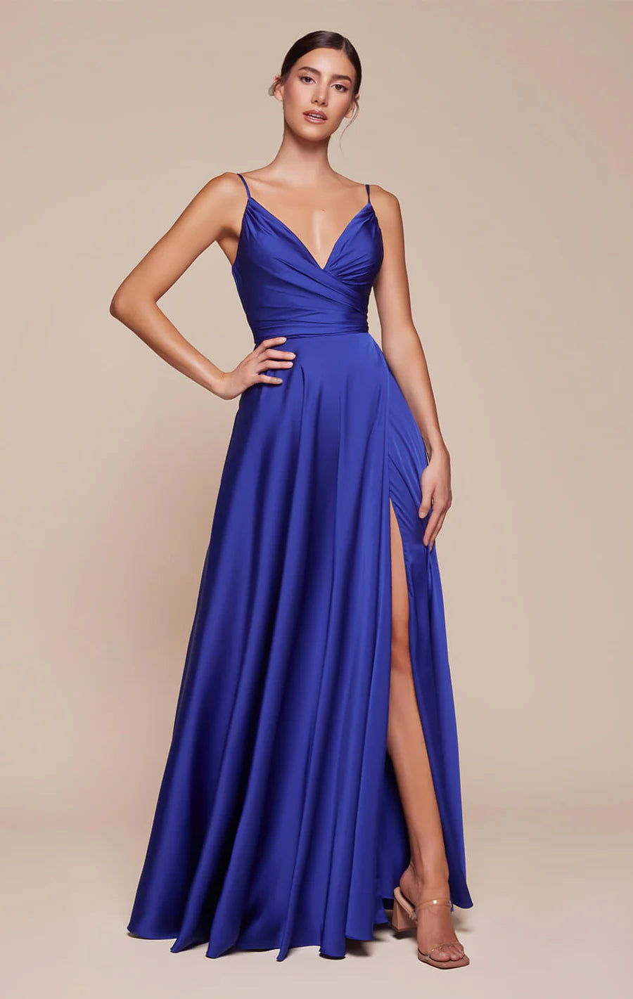 Soft Satin A-Line Sweetheart Neckline Ball Gown
