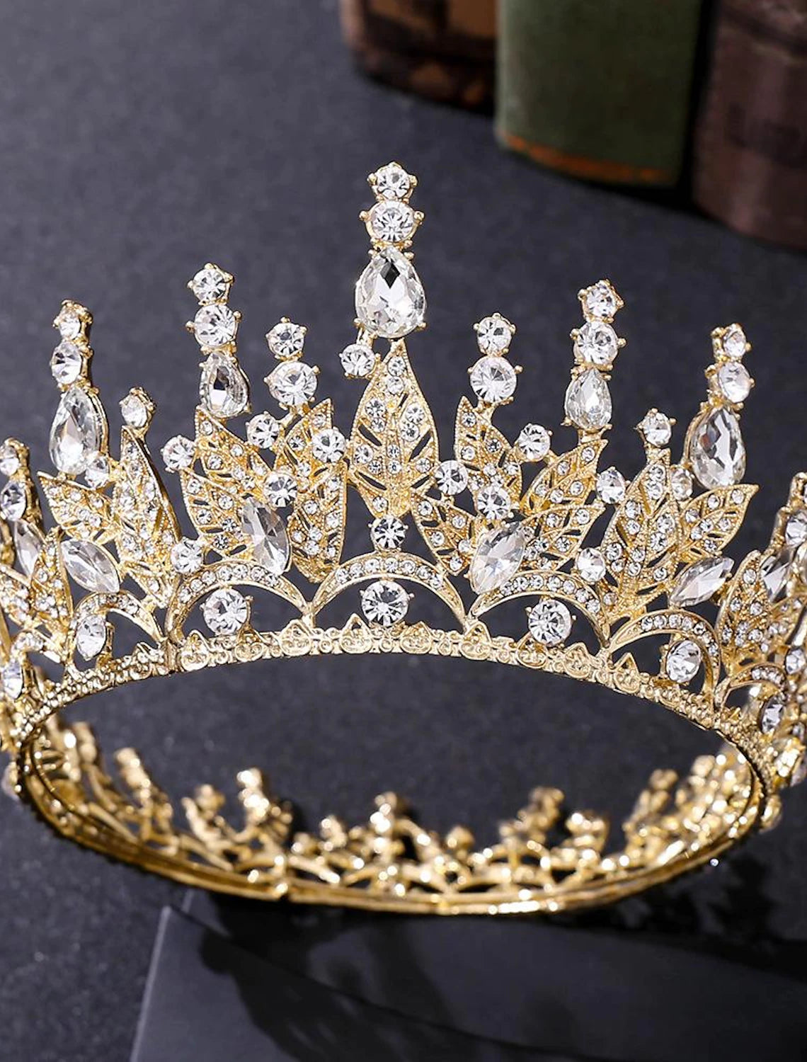 Silver tiara crown ready for a special occasion.
