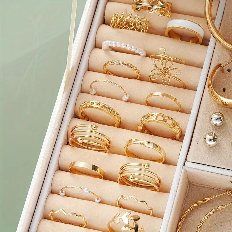Collection of women's jewelry for various occasions.