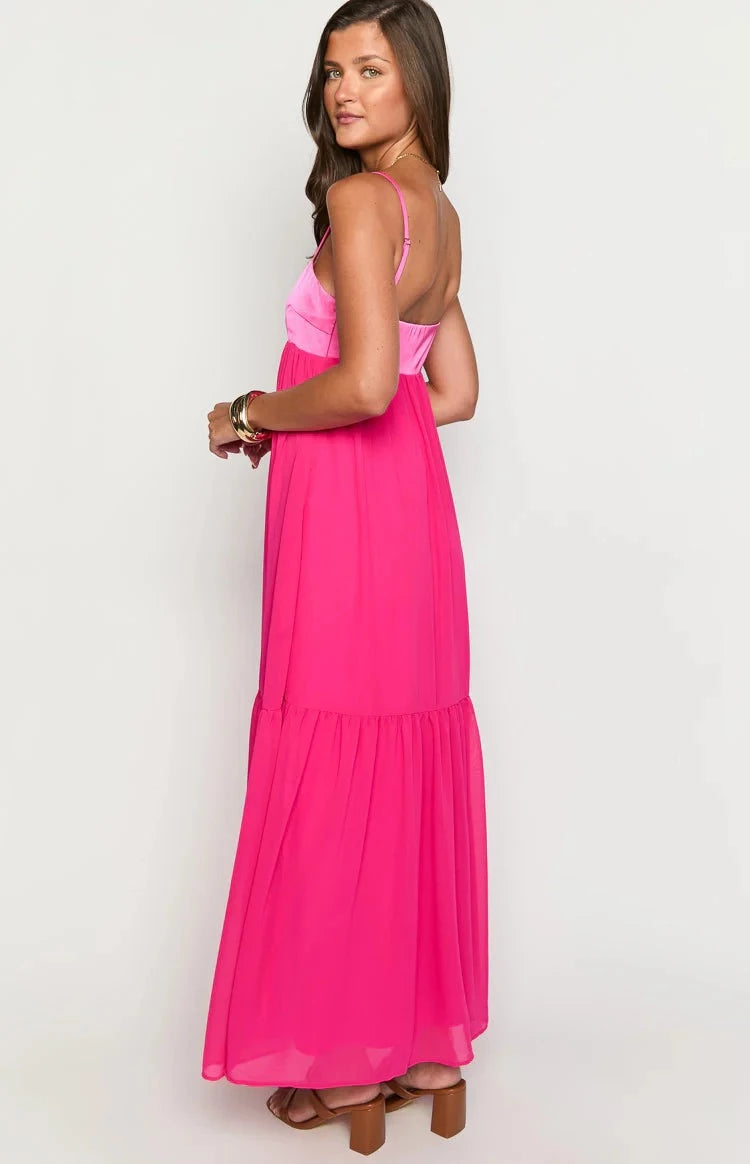 Vibrant A-Line Sweetheart Sleeveless Open Back Floor Length Prom Dress