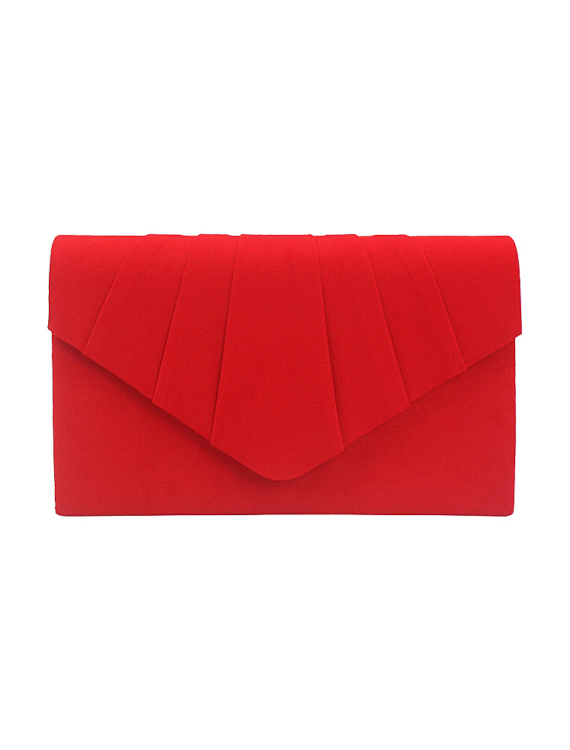 Detail of the clasp on the polyester alloy clutch bag.