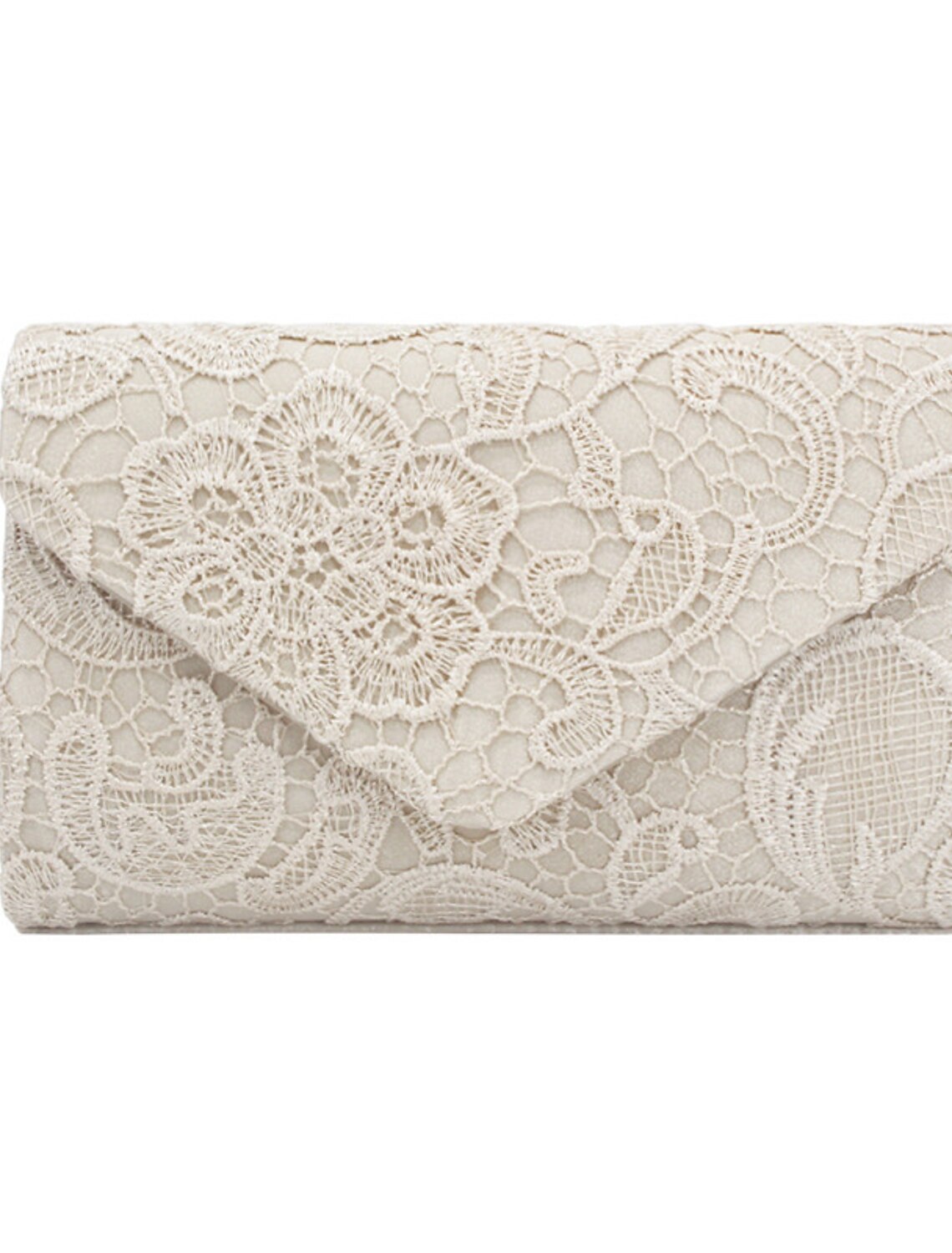 Women's evening clutch bag with a delicate chain strap.