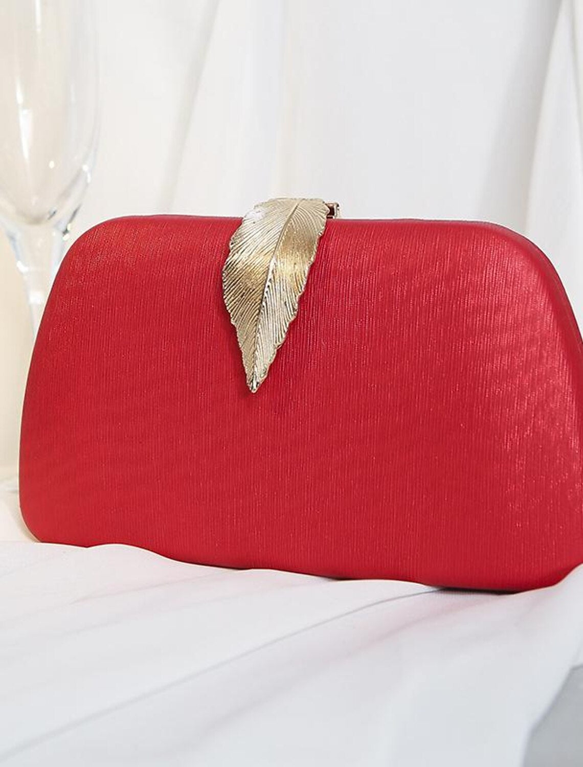 Women's wristlet clutch bag, showcasing its large capacity.