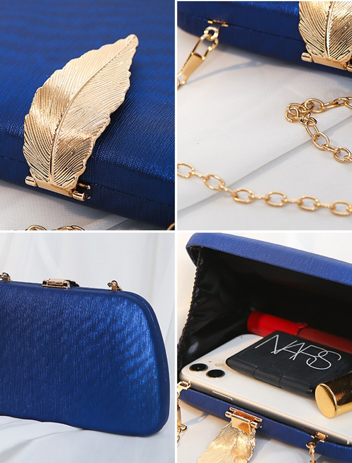 Stylish women's clutch bag, suitable for special occasions.